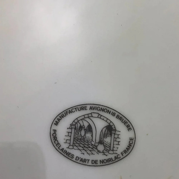 vintage porcelain plates made in france fruits - Picture 5 of 6